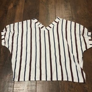 Red, White, & Blue Blouse